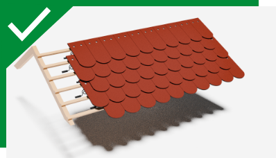 Photovoltaic tile roof